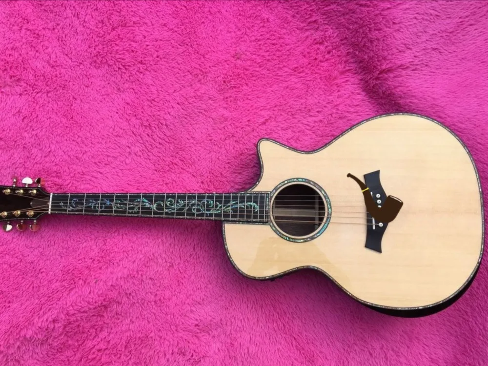 2018 New + Factory + body cut Chaylor acoustic guitar Real abalone solid top ps14 electric acoustic guitar free shipping SP14
2018 New + Factory + body cut Chaylor acoustic guitar Real abalone solid top ps14 electric acoustic guitar free shipping SP14