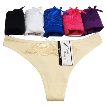 5 pcs/lot Women Underwear Thongs Ladies Briefs M L XL Sexy Lace Thongs Cotton Women's G Strings Femme Sexy Women's Thong Panties
5 pcs/lot Women Underwear Thongs Ladies Briefs M L XL Sexy Lace Thongs Cotton Women's G Strings Femme Sexy Women's Thong Panties