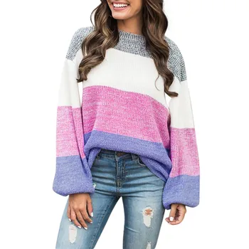 Casual Long Sleeve Knitted Sweater Women Warm Winter Sweater Oversize Striped Female Sweaters Pullover Oversized Abrigo Mujer
Casual Long Sleeve Knitted Sweater Women Warm Winter Sweater Oversize Striped Female Sweaters Pullover Oversized Abrigo Mujer