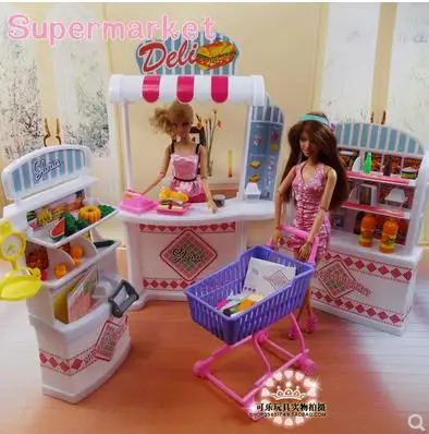 genuine for princess shop barbie supermarket dream house furniture 1/6 bjd doll accessories store set child toy gift
genuine for princess shop barbie supermarket dream house furniture 1/6 bjd doll accessories store set child toy gift