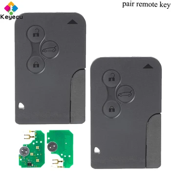 KEYECU Pair Smart Remote Car Key - 3 Buttons& 433MHz& PCF7947 Chip - FOB for Renault Megane Scenic 2003 2004 2005 2006 2007 2008
KEYECU Pair Smart Remote Car Key - 3 Buttons& 433MHz& PCF7947 Chip - FOB for Renault Megane Scenic 2003 2004 2005 2006 2007 2008