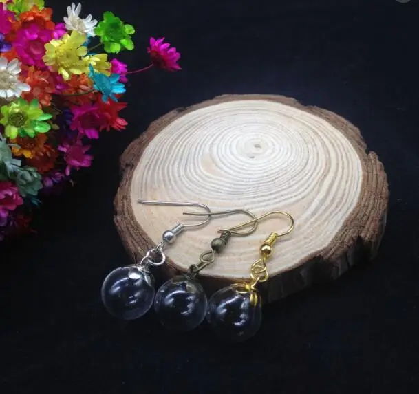 100sets/lot 12*3mm Empty ball glass globe orb beads 5 petal cap ear hook earrings glass vial diy drop earring wire charms gifts
100sets/lot 12*3mm Empty ball glass globe orb beads 5 petal cap ear hook earrings glass vial diy drop earring wire charms gifts