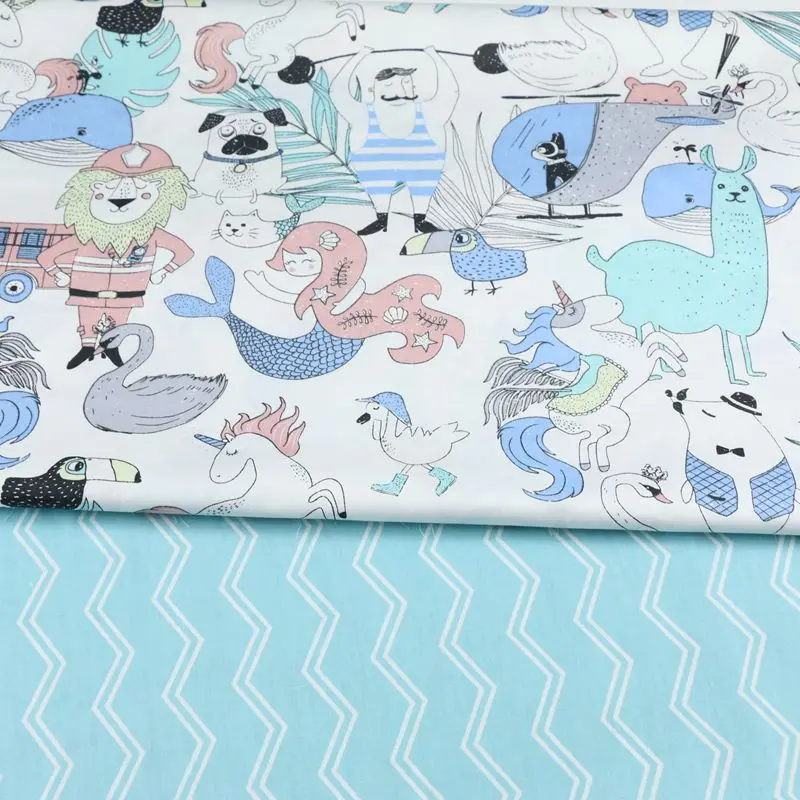 Printed Mermaid Lovely Kids Twill Cotton Fabric for DIY Sewing Quilting Patchwork Material For Baby&Child
Printed Mermaid Lovely Kids Twill Cotton Fabric for DIY Sewing Quilting Patchwork Material For Baby&Child