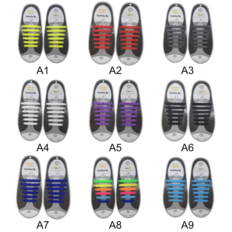 12pcs / Lot Special Elastic Silicone Shoelaces Shoe Laces Free Tied Silicone Laces Creative Lazy Silicone laces Sneakers Board 
12pcs / Lot Special Elastic Silicone Shoelaces Shoe Laces Free Tied Silicone Laces Creative Lazy Silicone laces Sneakers Board