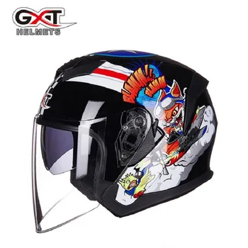 2018 Summer GXT Half Face Motorcycle Helmet G522 ABS Double lens Motorbike Helmets Knight safety protection equipment cap hat
2018 Summer GXT Half Face Motorcycle Helmet G522 ABS Double lens Motorbike Helmets Knight safety protection equipment cap hat