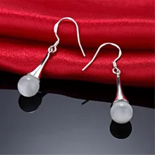 Fashion Exquisite 925 Sterling Silver Jewelry Personality Opal Crystal Water Drop Long Tassel Gift Dangle Earrings SE310
Fashion Exquisite 925 Sterling Silver Jewelry Personality Opal Crystal Water Drop Long Tassel Gift Dangle Earrings SE310