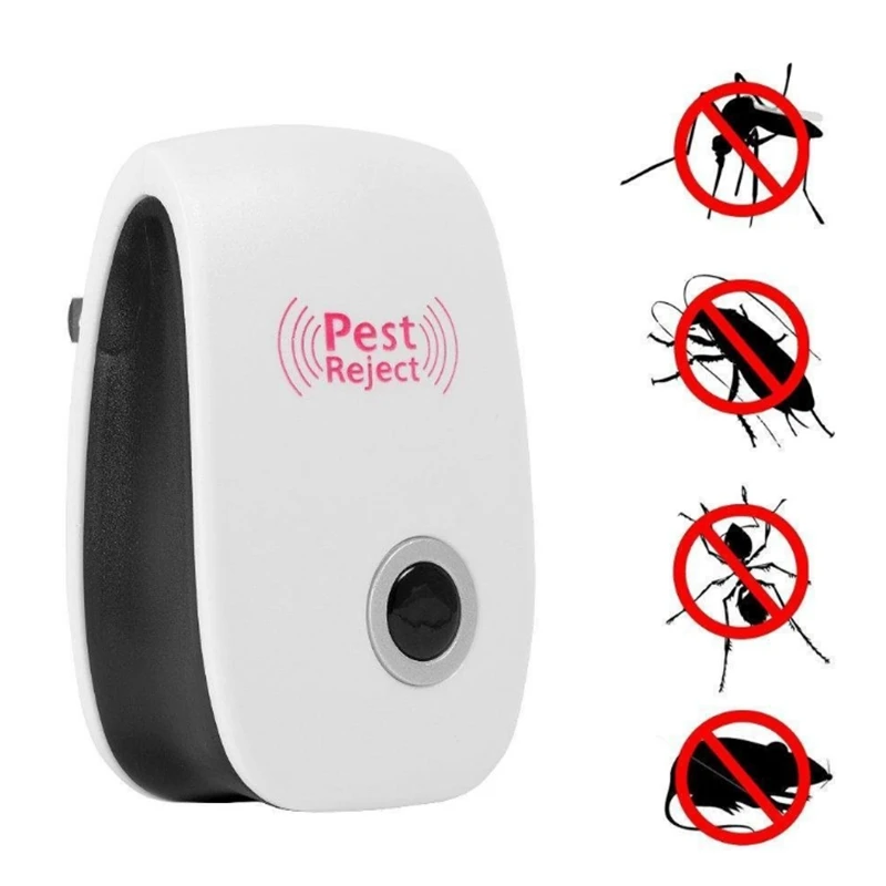 1PCS EU Plug Pest Control Electronic Cat Ultrasonic Anti Mosquito Insect Repeller Rat Mouse Cockroach Pest Reject Repellent
1PCS EU Plug Pest Control Electronic Cat Ultrasonic Anti Mosquito Insect Repeller Rat Mouse Cockroach Pest Reject Repellent