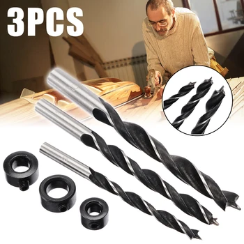 3pcs Pocket Hole Dowel Drill Bit Set Carpenters Joint Tools Pocket Hole Jig 6mm 8mm & 10mm For Artificial Wood
3pcs Pocket Hole Dowel Drill Bit Set Carpenters Joint Tools Pocket Hole Jig 6mm 8mm & 10mm For Artificial Wood