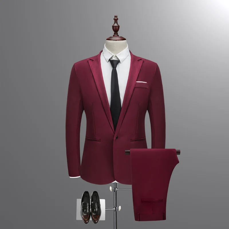 Luxury Men Wedding Suit Male Blazers Slim Fit Suits For Men Costume Business Formal Party Casual Work Wear Suits (Jacket+Pants)
Luxury Men Wedding Suit Male Blazers Slim Fit Suits For Men Costume Business Formal Party Casual Work Wear Suits (Jacket+Pants)