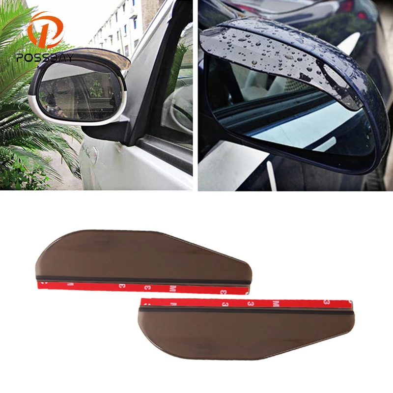 POSSBAY 2PCS/lot Car Rear View Mirror Weatherstrip Flexible Rear View Mirror Anti Rain Guard Shade Auto Mirror Weatherstrip
POSSBAY 2PCS/lot Car Rear View Mirror Weatherstrip Flexible Rear View Mirror Anti Rain Guard Shade Auto Mirror Weatherstrip