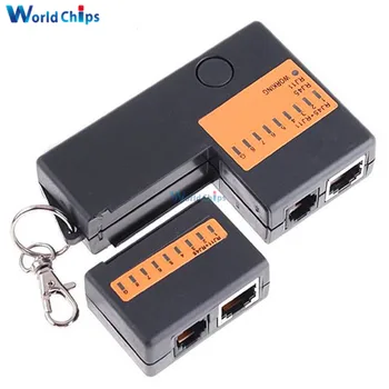 Portable Mini Network Cable Tester Tools RJ45 RJ11 RJ12 Network LAN Cable Tester With Key Chain
Portable Mini Network Cable Tester Tools RJ45 RJ11 RJ12 Network LAN Cable Tester With Key Chain