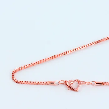 1.5/2/2.4/3.2mm Venice Box Good Fashion 9 Colors 16-40" Jewelry Necklace Chain With Heart Clasp End Connector Iron Metal
1.5/2/2.4/3.2mm Venice Box Good Fashion 9 Colors 16-40" Jewelry Necklace Chain With Heart Clasp End Connector Iron Metal