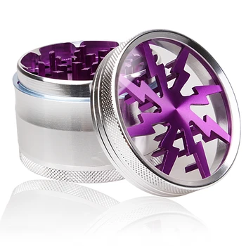 Lightning-shaped Herb Grinder Tobacco Chicha Shisha Smoke 63mm 4Layers 1.8Inch Height Tobacco Cigarette Grinder Crusher
Lightning-shaped Herb Grinder Tobacco Chicha Shisha Smoke 63mm 4Layers 1.8Inch Height Tobacco Cigarette Grinder Crusher