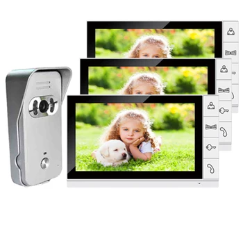 XinSiLu Top Quality 9"Video Door Phone Home Security Intercom System Doorbell 700TVL HD IR Camera for Villa 1camera+3monitors
XinSiLu Top Quality 9"Video Door Phone Home Security Intercom System Doorbell 700TVL HD IR Camera for Villa 1camera+3monitors