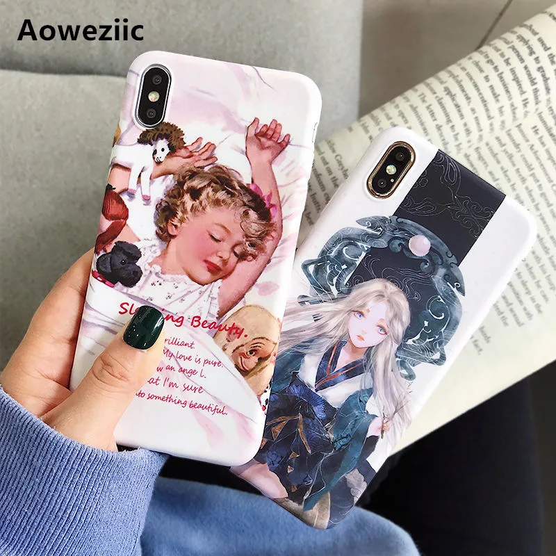 Aoweziic European and American sleeping girl for iPhone xs max xr phone shell cute beautiful girl 6s 7plus 8 silicone soft shell
Aoweziic European and American sleeping girl for iPhone xs max xr phone shell cute beautiful girl 6s 7plus 8 silicone soft shell