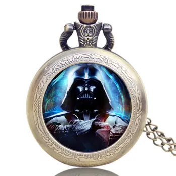 Classical Movie Star Wars Darth Vader Theme Quartz Analog Pocket Watch with Fashion Necklace Pendant Fob Chain Watch to Men Boy
Classical Movie Star Wars Darth Vader Theme Quartz Analog Pocket Watch with Fashion Necklace Pendant Fob Chain Watch to Men Boy