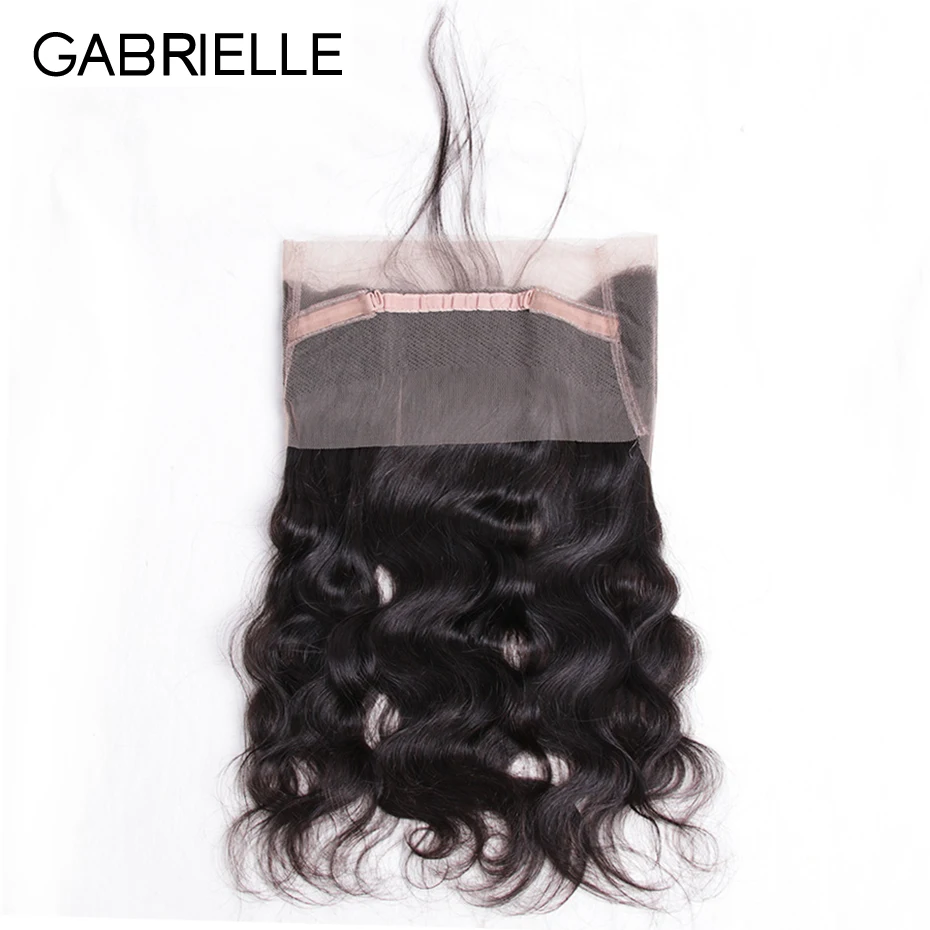 Gabrielle Indian Body Wave Pre Plucked 360 Lace Frontal Closure with Baby Hair 8-22 inch Non Remy Human Hair Free Shipping
Gabrielle Indian Body Wave Pre Plucked 360 Lace Frontal Closure with Baby Hair 8-22 inch Non Remy Human Hair Free Shipping