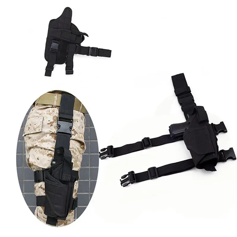 Good Quality Tactical Airsoft Adjustable Pistol Gun Drop Leg Thigh Holster Pouch Fit For Glock 17 19 Military Nylon Gun Holster
Good Quality Tactical Airsoft Adjustable Pistol Gun Drop Leg Thigh Holster Pouch Fit For Glock 17 19 Military Nylon Gun Holster