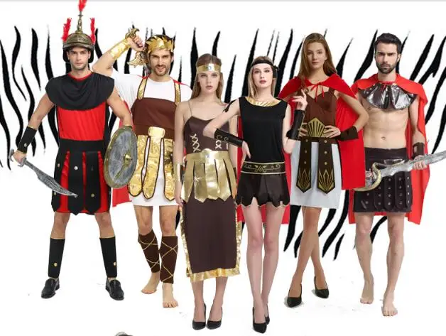 New Adult Roman Greek Gladiator Warrior Princess Prince Spartan Costume Party Masquerade Cosplay Halloween Costumes Couple Dress
New Adult Roman Greek Gladiator Warrior Princess Prince Spartan Costume Party Masquerade Cosplay Halloween Costumes Couple Dress