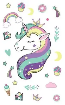 Waterproof Temporary Tatoo Fake Tattoo Sticker Unicorn Horse Rainbow Tatto Tatouage tattoos Stickers For Kids Girl Boy Children
Waterproof Temporary Tatoo Fake Tattoo Sticker Unicorn Horse Rainbow Tatto Tatouage tattoos Stickers For Kids Girl Boy Children