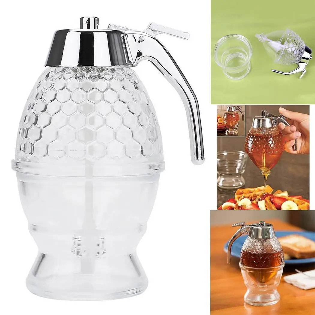 Honey Dispenser With Stand Jar Container Cup Juice Syrup Kettle Kitchen Bee Drip Stand Holder Portable Storage Pot
Honey Dispenser With Stand Jar Container Cup Juice Syrup Kettle Kitchen Bee Drip Stand Holder Portable Storage Pot