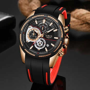 2020New LIGE Silicone Strap Men Watches Fashion Top Brand luxury Business Luminous Quartz Watch Men Casual Waterproof Date Clock
2020New LIGE Silicone Strap Men Watches Fashion Top Brand luxury Business Luminous Quartz Watch Men Casual Waterproof Date Clock