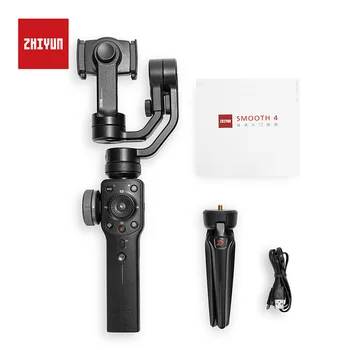 Zhiyun Smooth 4 3-Axis Handheld Gimbal Portable Stabilizer for iPhone XS Samsung S9 Huawei P20 Pro xiaomi 6 Redmi 5 Gopro 5/4/3
Zhiyun Smooth 4 3-Axis Handheld Gimbal Portable Stabilizer for iPhone XS Samsung S9 Huawei P20 Pro xiaomi 6 Redmi 5 Gopro 5/4/3