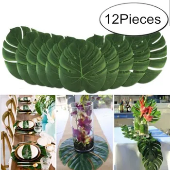 Hot sell 12Pcs Green Artificial Leaf Tropical Palm Leaves Island Style Simulation Plant Wedding Party Table Home Decor 5BB5599
Hot sell 12Pcs Green Artificial Leaf Tropical Palm Leaves Island Style Simulation Plant Wedding Party Table Home Decor 5BB5599