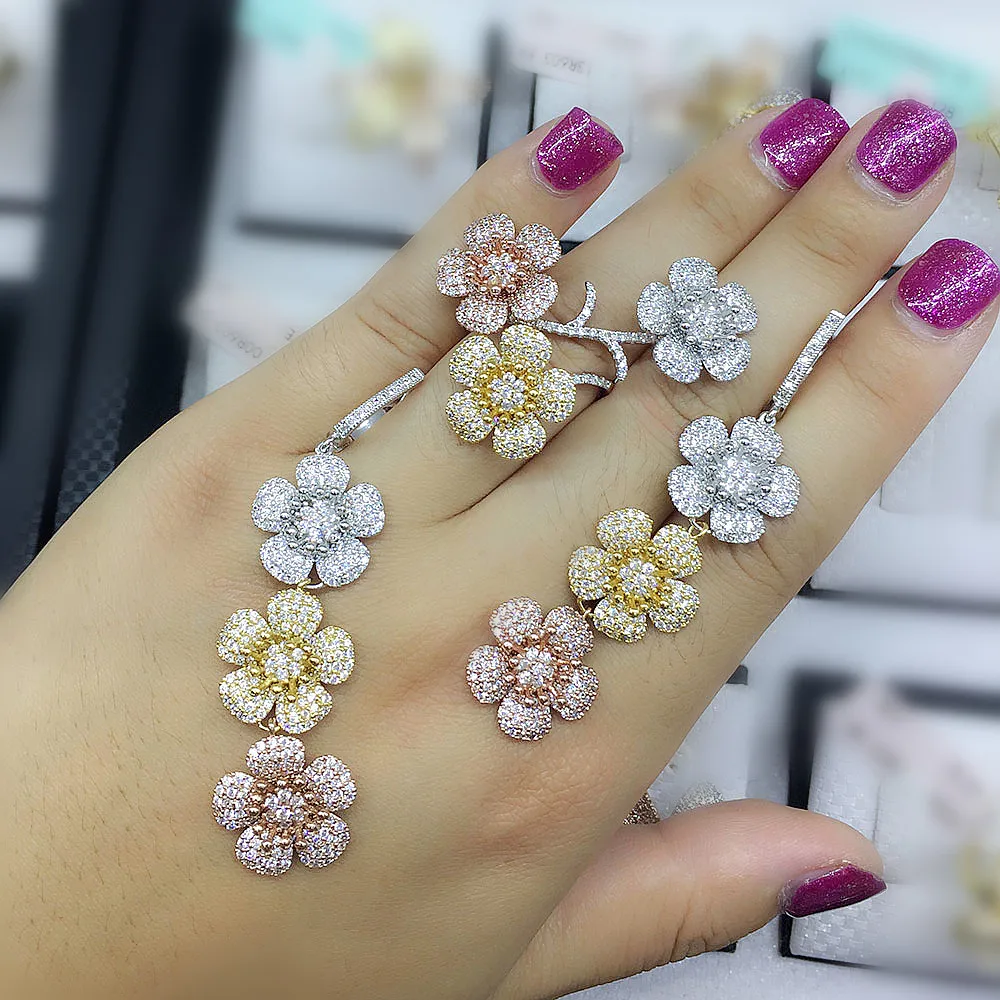 GODKI Fashion Luxury Super Shiny Gold Color AAA Cubic Zirconia Women Width Baguette Earring Ring Set
GODKI Fashion Luxury Super Shiny Gold Color AAA Cubic Zirconia Women Width Baguette Earring Ring Set