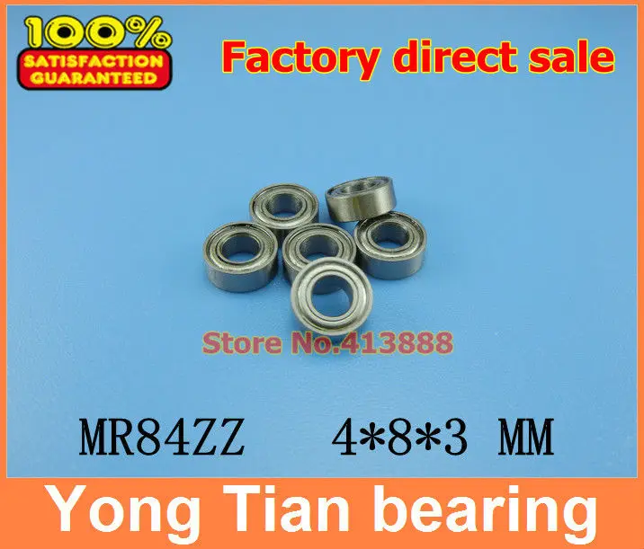 

NBZH(1pcs) High quality ball bearing (stainless steel 440C material) SMR84ZZ 4*8*3 mm ABEC-1 Z2