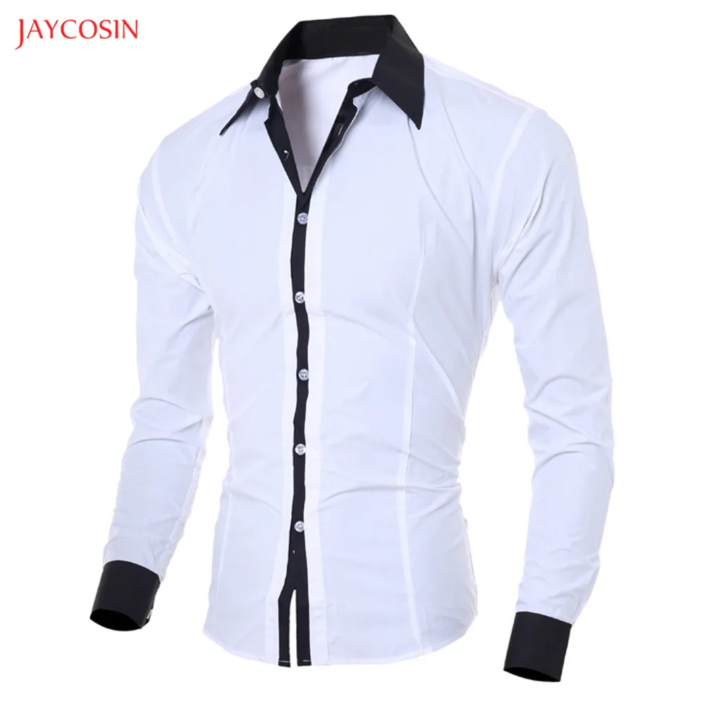 Jaycosin Clothes men shirt long sleeve Blouse Summer Spring Button V-neck Solid Shirt Men Business Slim Stand-Collar Top
Jaycosin Clothes men shirt long sleeve Blouse Summer Spring Button V-neck Solid Shirt Men Business Slim Stand-Collar Top