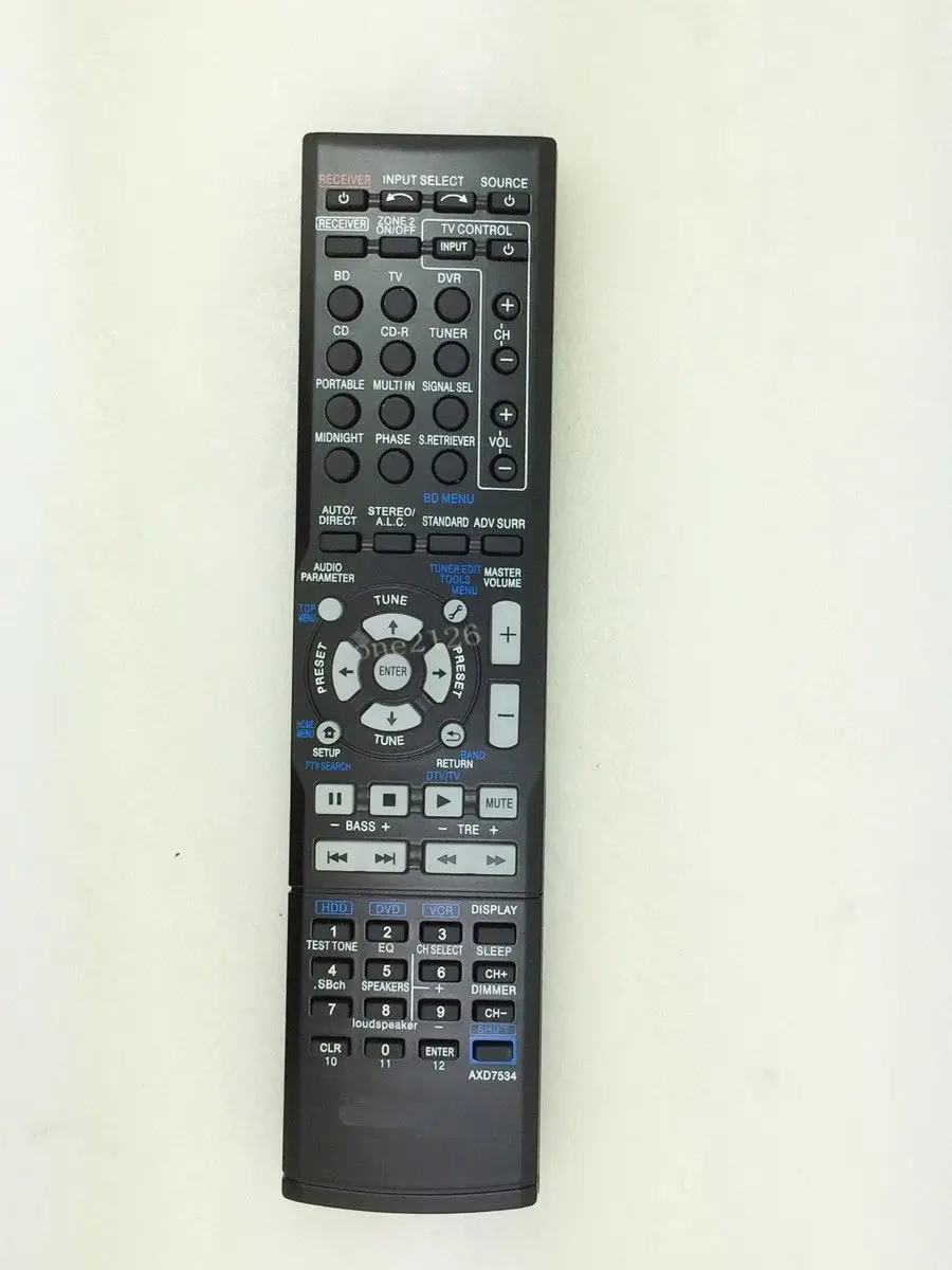New Replacement Remote Control For Pioneer AXD7692 VSX-1012-K VSX-AX5i-G VSX-43AV Receiver Power amplifier
New Replacement Remote Control For Pioneer AXD7692 VSX-1012-K VSX-AX5i-G VSX-43AV Receiver Power amplifier