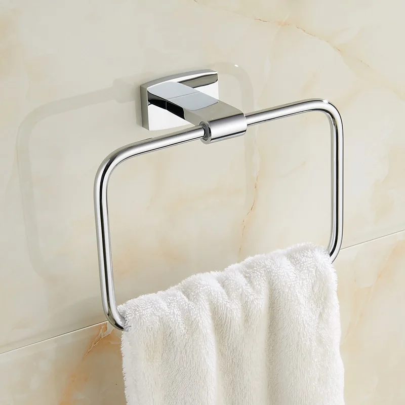 fashion towel ring Copper simple creative square Chrome towel hanging Bathroom accessories hardware Decoration
fashion towel ring Copper simple creative square Chrome towel hanging Bathroom accessories hardware Decoration
