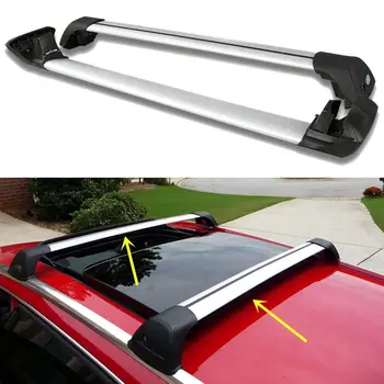 Silvery Aluminum Cross Bar Roof Cargo Luggage Rack For HONDA FIT JAZZ 2009-2015
Silvery Aluminum Cross Bar Roof Cargo Luggage Rack For HONDA FIT JAZZ 2009-2015