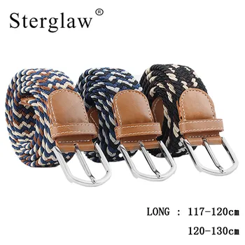 117-130cm New long Casual stretch woven belt Women's unisex Canvas elastic belts for men jeans elastique Modeling belt N008
117-130cm New long Casual stretch woven belt Women's unisex Canvas elastic belts for men jeans elastique Modeling belt N008