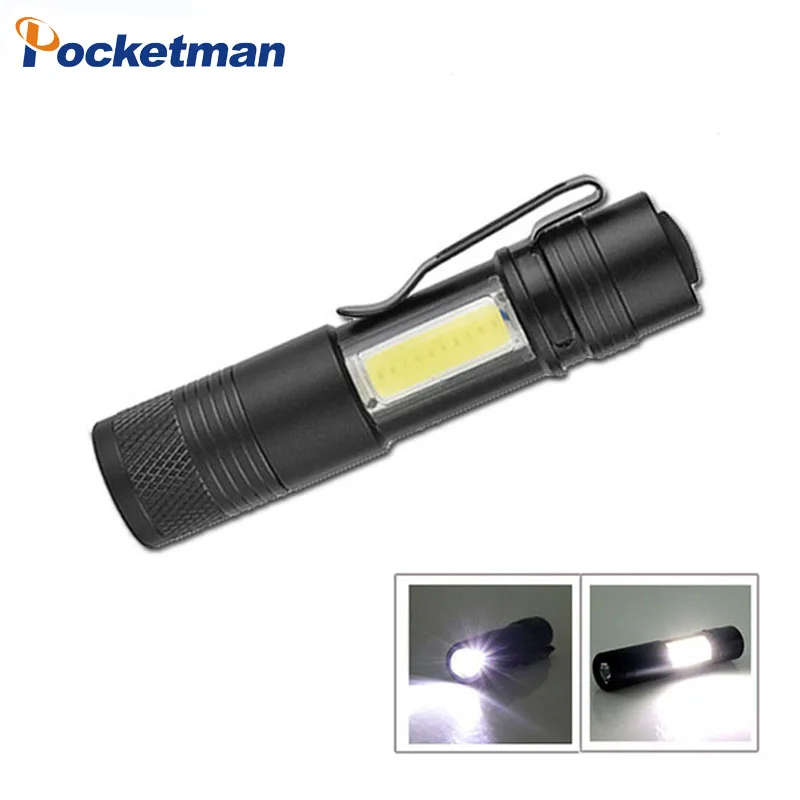 Pen Lights Portable Mini LED Flashlight XPE+COB LED Torch Lamp 3800LM Work Hunting Lamp 4 Modes AA/14500 Battery
Pen Lights Portable Mini LED Flashlight XPE+COB LED Torch Lamp 3800LM Work Hunting Lamp 4 Modes AA/14500 Battery