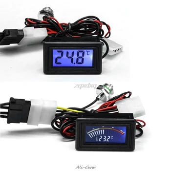 LED Backlight Display Temperature Detector Thermometer With G1/4 Thread 4Pin Power Plug For PC Water Cooling System AUG_22 Drops
LED Backlight Display Temperature Detector Thermometer With G1/4 Thread 4Pin Power Plug For PC Water Cooling System AUG_22 Drops