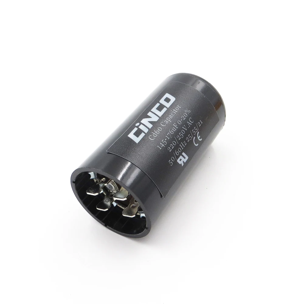 CD60 конденсаторы для запуска двигателя двигатель 145-176MFD 220 в 250 275 145-176 mf мкФ