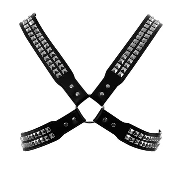 Harajuku Leather Body Harness Bra Black Cage Top Shoulder Epaulettes Rivet Fashion Cool Punk Goth Plus Size Festival Rave
Harajuku Leather Body Harness Bra Black Cage Top Shoulder Epaulettes Rivet Fashion Cool Punk Goth Plus Size Festival Rave