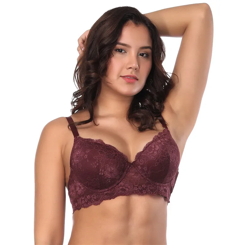 Lace Bralette Push Up Bra 85E 90E 85D 90D Big Size Brassiere Femme Intimates Sexy Underwire Floral Nylon Brasier Mujer BS4041
Lace Bralette Push Up Bra 85E 90E 85D 90D Big Size Brassiere Femme Intimates Sexy Underwire Floral Nylon Brasier Mujer BS4041