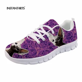 INSTANTARTS Cute Pet Hairless Cat With Universe Pattern Women Casual Sneakers Breathable Mesh Lace Up Zapatillas Shoes Flat Shoe
INSTANTARTS Cute Pet Hairless Cat With Universe Pattern Women Casual Sneakers Breathable Mesh Lace Up Zapatillas Shoes Flat Shoe