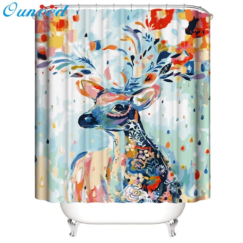 Ouneed Shower Curtain fashion Watercolor painting prints Bath/Toilet Curtains with 12 hooks for Bathroom Shower Curtain 2019 new
Ouneed Shower Curtain fashion Watercolor painting prints Bath/Toilet Curtains with 12 hooks for Bathroom Shower Curtain 2019 new