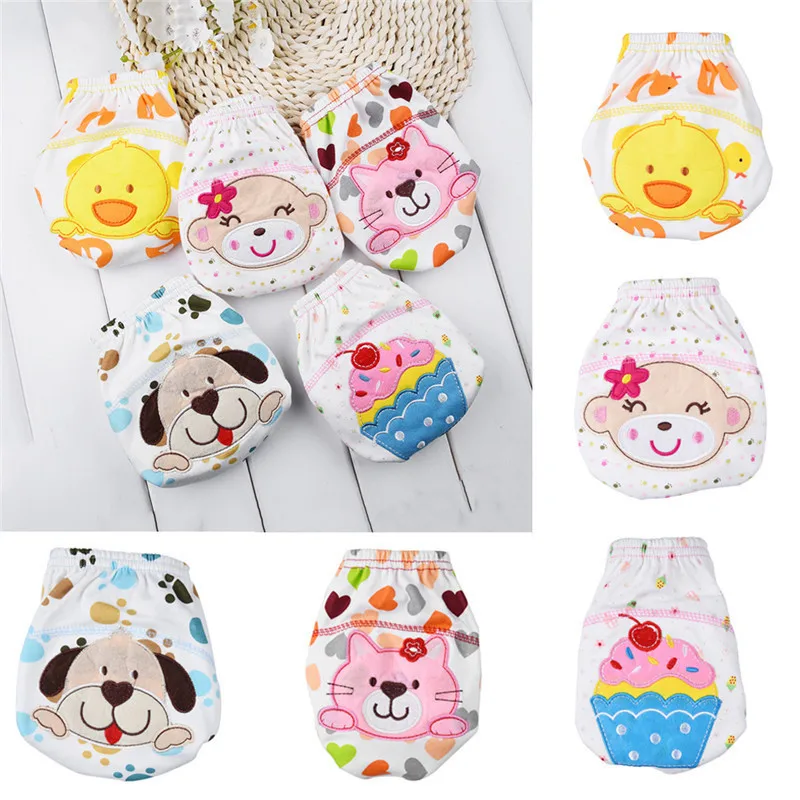 Cute Baby Diapers Reusable Nappies Cloth Diaper Washable Infants Children Baby Cotton Training Pants Nappy Changing
Cute Baby Diapers Reusable Nappies Cloth Diaper Washable Infants Children Baby Cotton Training Pants Nappy Changing