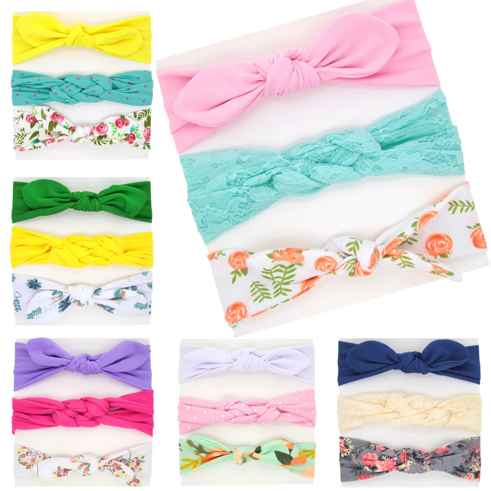 Cute 3pcs/lot Rabbit Ear Knot Baby Girls Headband Set Kids Bow Elasticity Headband Hair Accessories Birthday Gifts
Cute 3pcs/lot Rabbit Ear Knot Baby Girls Headband Set Kids Bow Elasticity Headband Hair Accessories Birthday Gifts