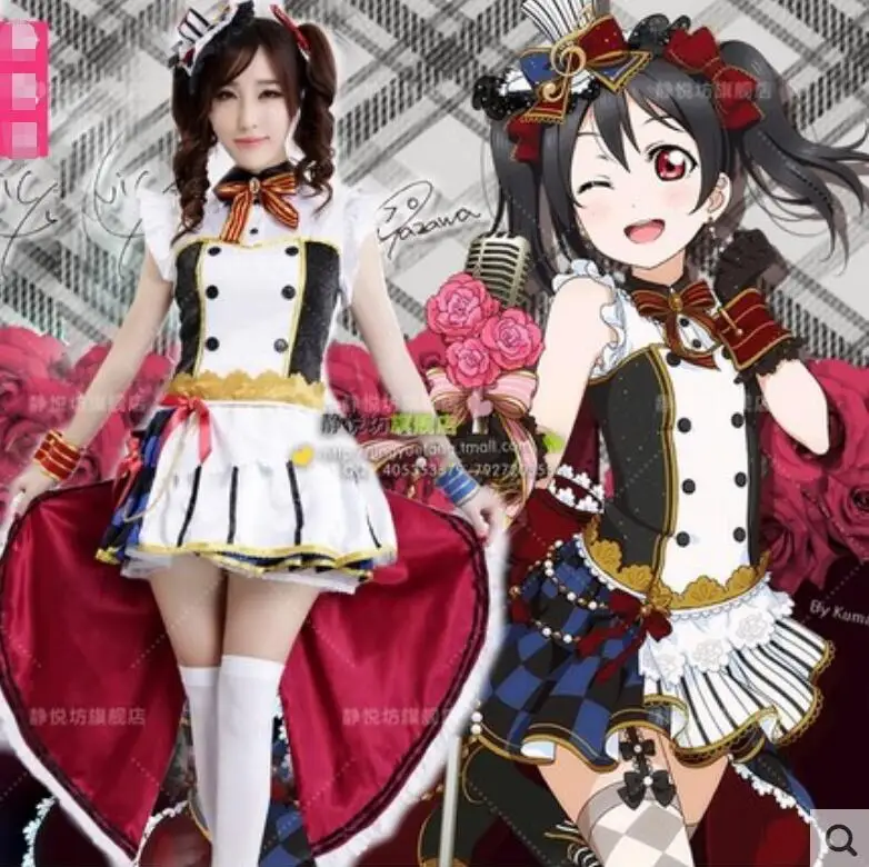 Free shipping Anime Love Live COSPLAY Yazawa Nico COS Halloween Party Cosplay Maid outfit lolita dress Costumes
Free shipping Anime Love Live COSPLAY Yazawa Nico COS Halloween Party Cosplay Maid outfit lolita dress Costumes