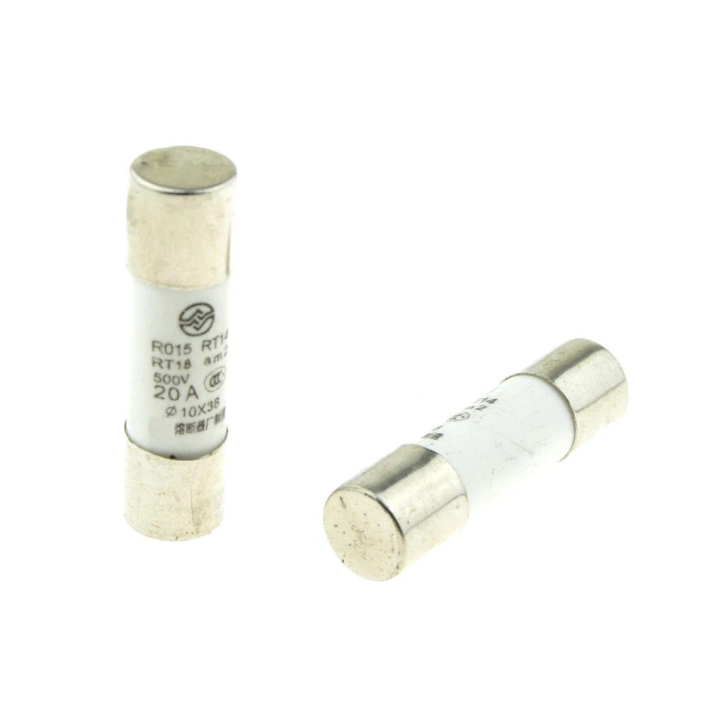2Pcs 0.5A 1A 5A 10A 20A 40A Amp 10x38mm 10*38mm Ceramic Fuse Electronic Quick Fast Blow Acting Cylindrical Fuses Links RO15
2Pcs 0.5A 1A 5A 10A 20A 40A Amp 10x38mm 10*38mm Ceramic Fuse Electronic Quick Fast Blow Acting Cylindrical Fuses Links RO15