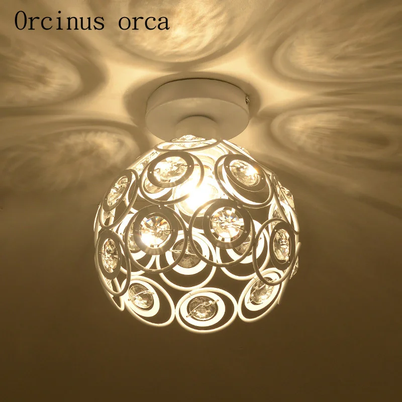 5w LED Wrought Iron Welding Spray Paint Absorb Dome Light Modern Ideas Painted K9 Crystal Ceiling Lamp Bedroom 1 Light 110-240v
5w LED Wrought Iron Welding Spray Paint Absorb Dome Light Modern Ideas Painted K9 Crystal Ceiling Lamp Bedroom 1 Light 110-240v