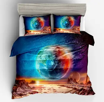 Outer Space Decor Duvet Cover Set,Galaxy Stars in Space Planets in Universe Interstellar,2/3 Piece Bedding Set with Pillowcases
Outer Space Decor Duvet Cover Set,Galaxy Stars in Space Planets in Universe Interstellar,2/3 Piece Bedding Set with Pillowcases