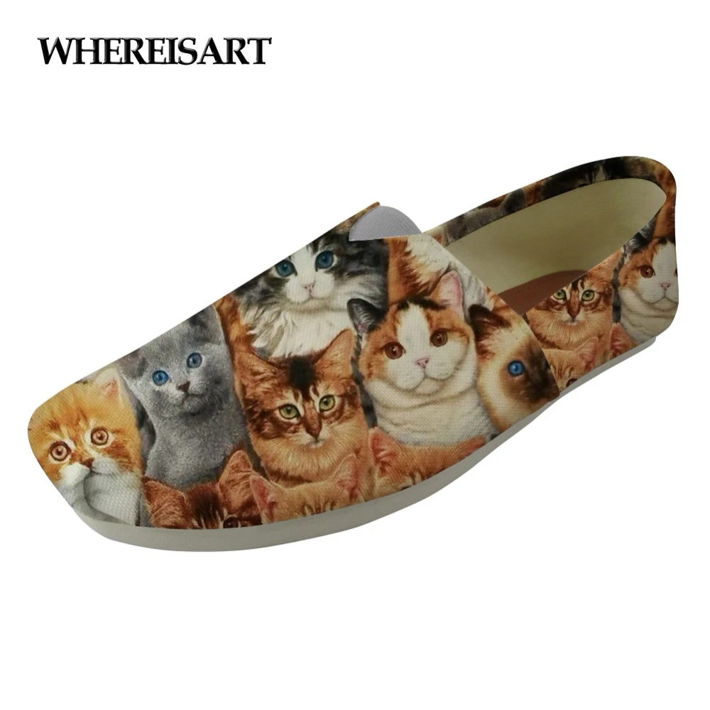 WHEREISART Animal Cat Dog Pattern Brand Women Shoes Flats Cute Fashion Girls Canvas Casual Loafers Lover Lazy Comfort Walking
WHEREISART Animal Cat Dog Pattern Brand Women Shoes Flats Cute Fashion Girls Canvas Casual Loafers Lover Lazy Comfort Walking