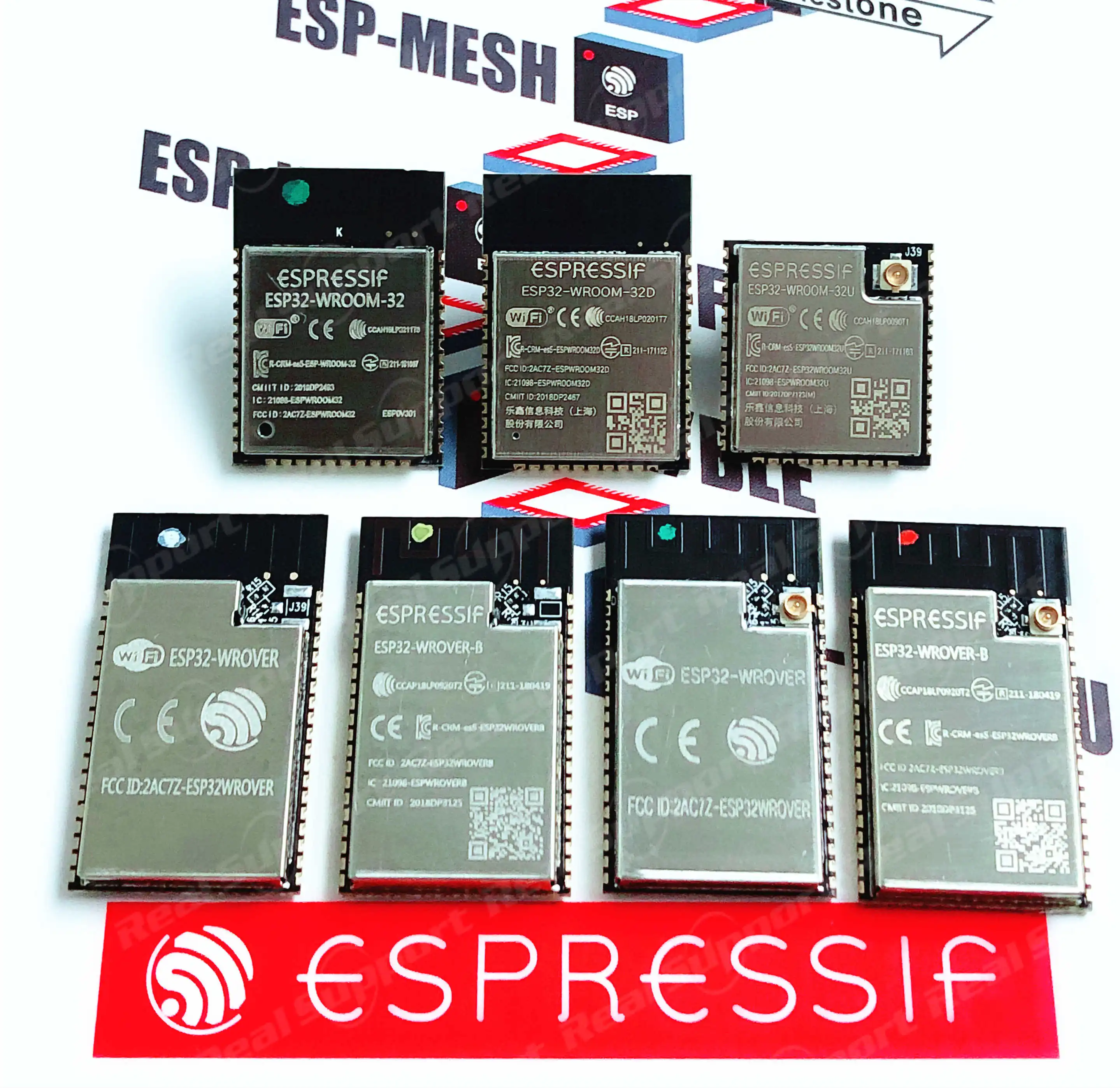 ESP32-WROOM-32 32D 32U ESP32-WROVER ESP32-WROVER-I ESP-32S 4MB flash SMD ESP32 Module Espressif
ESP32-WROOM-32 32D 32U ESP32-WROVER ESP32-WROVER-I ESP-32S 4MB flash SMD ESP32 Module Espressif